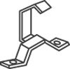 MERCE 6744902040 Holding Bracket, silencer